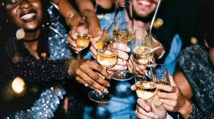 People celebrating in a party
