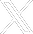 A black and white image of an x. AI generated content