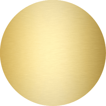 A gold colored wall. Description generated by AI