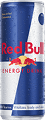 A can of Red Bull energy drink. Description generated by AI