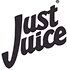 A black and white sign that says “Just Juice". Description generated by AI
