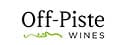 A logo for Off-Piste Wines. Description generated by AI