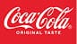 A red and white coca cola logo. Description generated by AI