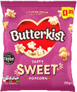 A bag of popcorn with a heart on it. Description generated by AI