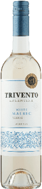 A bottle of white wine from Argentina. Description generated by AI