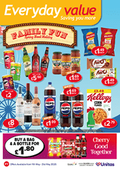 A flyer for a store with a variety of items for sale. Description generated by AI