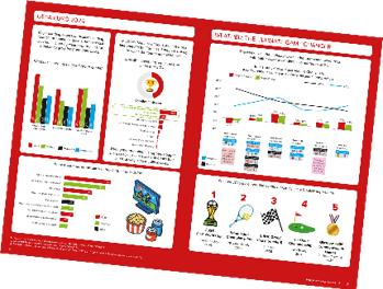 A red book with a chart showing the number of people in the world. Description generated by AI