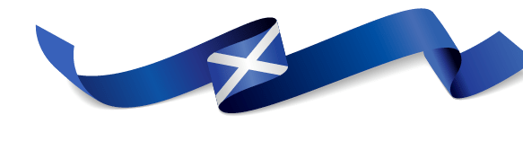 A blue ribbon with a white cross on it. Description generated by AI