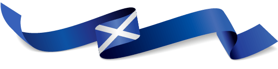 A blue ribbon with a white cross on it. Description generated by AI