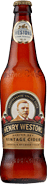 A bottle of Henry Weston's Vintage Cider. Description generated by AI