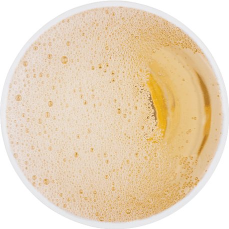 Four glasses of beer with different sizes. Description generated by AI