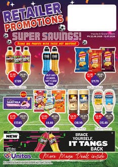 A flyer for a store with a soccer theme. Description generated by AI