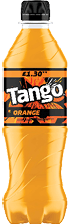 A bottle of orange Tangorange soda. AI generated content