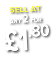Sell AT ANY 2 FOR £1.80