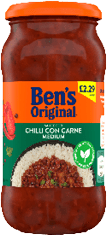 A jar of Ben's Original Chili Con Carne sauce. AI generated content