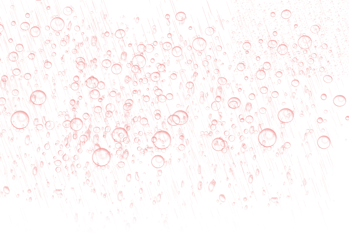 Numerous red circular and linear patterns scattered densely across a white background creating an abstract, textured effect. Description generated by AI