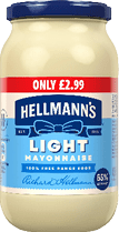 A jar of light mayonnaise by Hellmann's. AI generated content