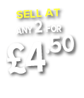 Sell AT ANY 2 FOR £4.50