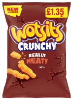 A bag of Wotsits crunchy chips. AI generated content
