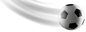 A soccer ball is on a white background. Description generated by AI
