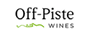 A logo for Off-Piste Wines. Description generated by AI