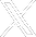 A black and white image of an x. AI generated content